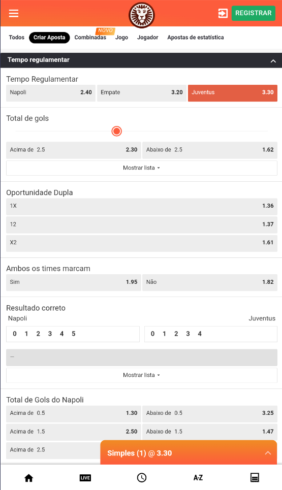 site de jogo de aposta